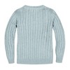 Hope & Henry Boys'  Long Sleeve Fine Gauge Cable V-Neck Sweater, Infant - 3 of 4