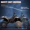Kids 12V Ride On Electric ATV, Licensed Bombardier BRP Can-Am 4 Wheeler Quad, LED Lights, Music, High/Low Speeds - 3 of 4