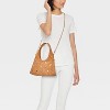 Faux Suede Mini Studded Slouchy Chain Handbag - Universal Thread™ Tan - 2 of 4