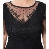 Unique Vintage Women's Plus Beaded Fringe Sleeve Nadine Flapper Dress - 2 of 4