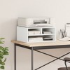 Aghana Digitals Multifunctional White Engineered Wood Printer Stand with Storage, 19.3"x15.7"x8.9" - 3 of 4