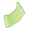 Swim Central 51.75" Striped Water Hammock 1-Person Swimming Pool Lounger - Green/White - 3 of 3