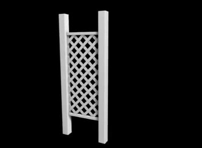 Nantucket Legacy White Vinyl Garden Arbor
