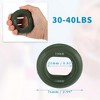 Unique Bargains Silicone Hand Grip Circle Adjustable Strength Grip 70-80LBS - 2 of 4
