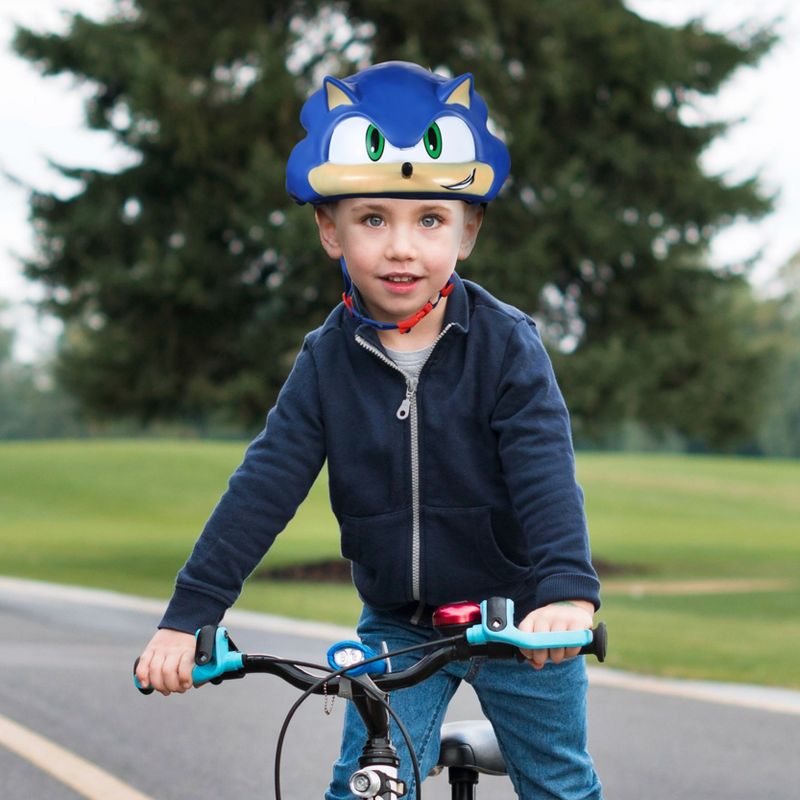 Sonic the Hedgehog Helmet for Kids Adjustable Fit Ideal Safety CPSC & ASTM Certified Ages 3+, 3 of 7