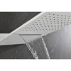 PAGED Wall Mounted Shower Head Rain Shower Head with Hand Shower, 12 Inch Shower Head and Tub Spout for Bathroom, Locker Room - 3 of 4
