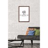Trends International The White Lotus - Black and White Logo Framed Wall Poster Prints - 2 of 4