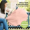 KeaBabies Car Seat Cover for Babies, Multi-Use Nursing Cover, Infant Carseat Cover, Breastfeeding Cover, Stroller Cover - 2 of 4