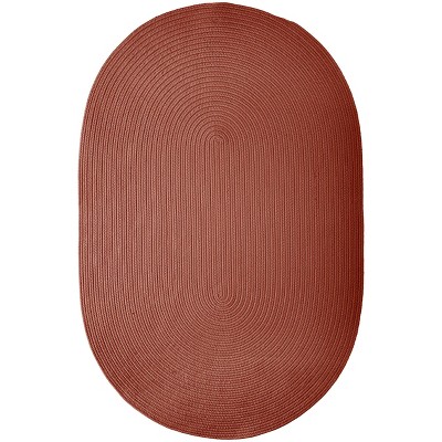 Colonial Mills Boca Raton - Terracotta 6 Ft x9 Ft Oval Rug Indoor/Outdoor 100% Polypropylene