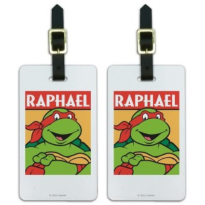TMNT Raphael Luggage ID Tags Set of 2 - 1 of 4