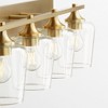 Quorum Lighting Veno 4 - Light Vanity in  Aged Brass - 2 of 2