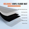 VEVOR Self Adhesive Vinyl Floor Tiles 390 x 23.6 inch, 1.5mm Thick Peel & Stick, Light Gray Wood Grain DIY Flooring for Kitchen, Dining Room - 4 of 4