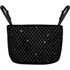 TruAIR Bling Car Net Pocket Handbag Holder (Black) - 1 of 4