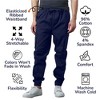 Jump Start Men's Slim Fit  Cotton Flex Stretch Cargo Jogger Pants- 2 Pack - 4 of 4