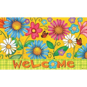Evergreen Welcome Spring Embossed Indoor Outdoor Doormat Home Decor - 1 of 1