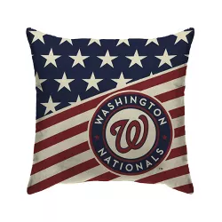 MLB Washington Nationals Americana Decorative Throw Pillow