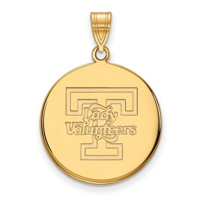 Black Bow Jewelry 10k Yellow Gold Tennessee Volunteers NCAA Large Pendant