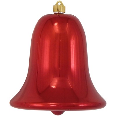 Christmas by Krebs 9" Sonic Red Shatterproof Shiny Christmas Bell Ornament