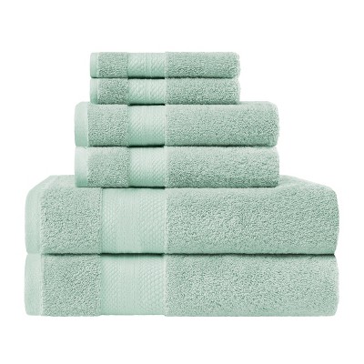 Superior Premium Turkish Cotton Assorted 6-Piece Towel Set