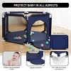 GOTGELIF 50"x50" 6-Panel Baby Playpen Spacious & Secure Foldable Playard - 4 of 4