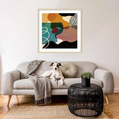 Amanti Art Variety III by Cheryl Warrick Wood Framed Wall Art Print 33 x 33