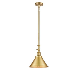 Briarcliff - 1 Light Stem Hung Tiltable Mini Pendant In Traditional Style-14 Inches Tall and 10 Inches Wide - 1 of 1