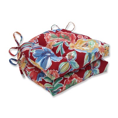 2pk Colsen Outdoor Reversible Chair Pads - Pillow Perfect