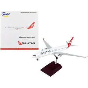 Airbus A330-300 Commercial Aircraft White with Red Tail "Gemini 200" Series 1/200 Diecast Model Airplane by GeminiJets - 1 of 4