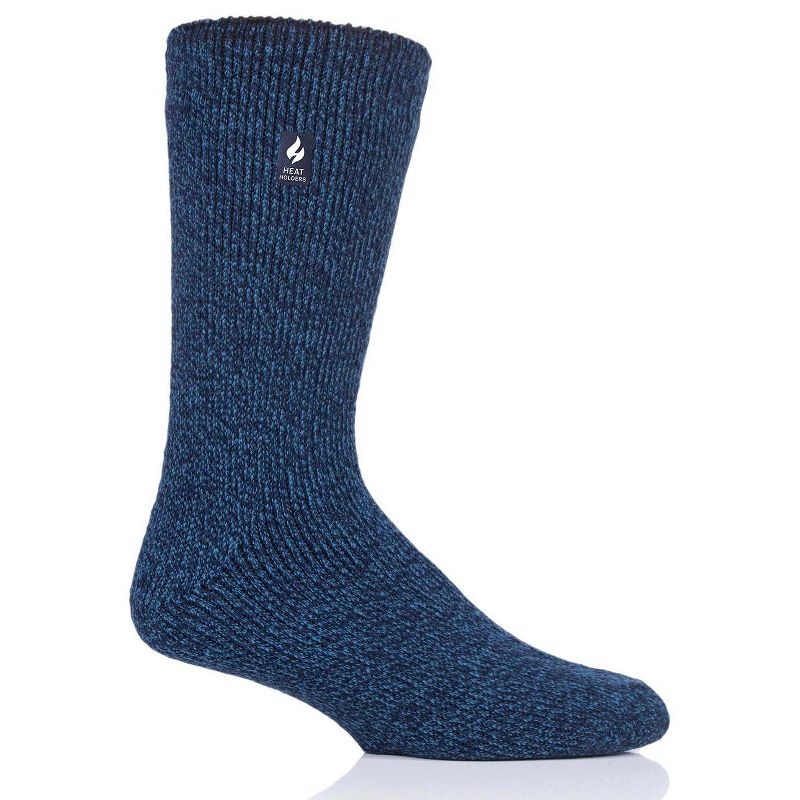 Heat Holders® Men's Dunnock ORIGINAL™ Twist Socks | Advanced Thermal Yarn | Thick Boot Socks Cold Weather Gear | Warm + Soft, Hiking, Cabin, Hunting, Outdoor, Cozy Socks, 1 of 2