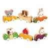 Janod Mix & Match Magnetic Animal Cars - Set of 6 - 4 of 4