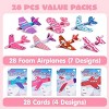 Joyfy 28 Packs Valentines Day Foam Airplanes With Cards  for School Class Exchange Toys Gifts Kid's Gift - 3 of 4