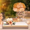 Acrylic Cake Stand with Dome | Elegant Serving Trays with Clear Lid | Perfect Cake Cover Loaf Cake & Dessert Log for Wedding & Kitchen - Elavain - 4 of 4