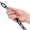 Stockroom Plus 100 Foot Safety Plastic Chain Links for Access Restriction, Indoor or Outdoor Supplies, Black (1.5-Inch Links) - 3 of 4