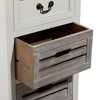 Farmhouse Wooden Side Table White - Olivia & May - 4 of 4