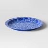 10.5" Plastic Terrazzo Candid Cobalt Dinner Plate Blue - Room Essentials™ - 3 of 3