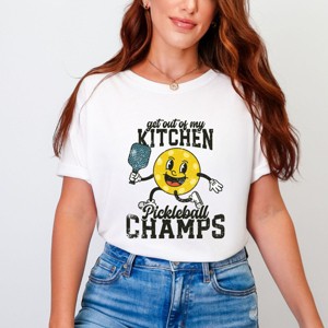 Simply Sage Market Get Out Of My Kitchen Pickleball Champs Garment Dyed Tee - 1 of 4
