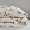 Sapphtopaz Bedding Set, Cotton Flannel Brushed on Both Sides Bedding Set 1 Fitted Sheet, 1 Flat Sheet, and Pillowcases, Machine Washable - 2 of 4