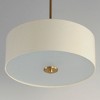 Maxim Lighting Bongo 3 - Light Semi-Flush Mount in  Natural Aged Brass - 2 of 3