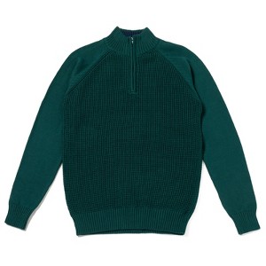 Cozeeme Quarter Zip Long Sleeve Sweater Little Kid to Big Kid  - 1 of 4