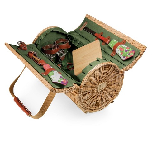 Picnic Time Piccadilly Picnic Basket with Service for Two