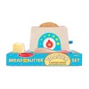 Melissa & Doug Bread and Butter Toaster Set (9pc) - Wooden Play Food and Kitchen Accessories - image 3 of 4