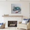 Stupell Industries Blue Crab Abstract Patterns Canvas Wall Art - 2 of 4