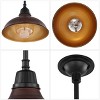12.25" 1-Light Jasper Farmhouse Industrial Iron LED Pendant - JONATHAN Y - 2 of 4