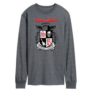 Men's - School of Rock - School Crest Long Sleeve Graphic T-Shirt - 1 of 4