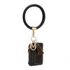 MKF Collection Jordyn Vegan Leather Bracelet Keychain with a Credit Card Holder by Mia K - 2 of 3