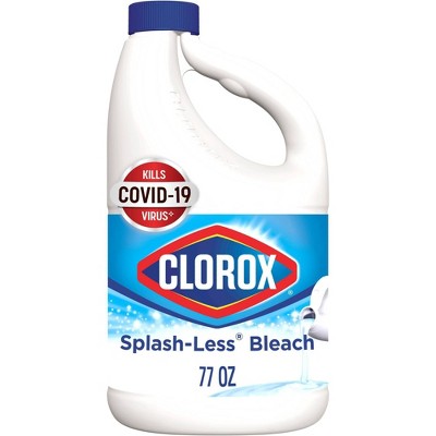 Clorox Splash-Less Liquid Bleach - Regular – 77oz