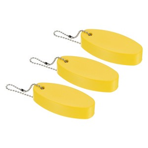 Unique Bargains Marine Sailing Water Sports Floating Oval Buoyant Keychains 3 Pcs - 1 of 4