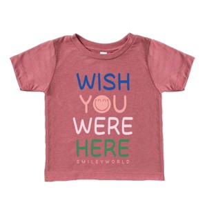 The Juniper Shop SmileyWorld Wish You Were Here Toddler Short Sleeve Tee - 1 of 4