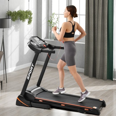FIONECA 3.5HP Folding Electric Treadmill with Incline, LCD Display & 14.8KM/H Speed, 330 LB Capacity