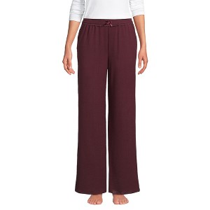 Lands' End Women's Pointelle Sleep Pants - 1 of 4
